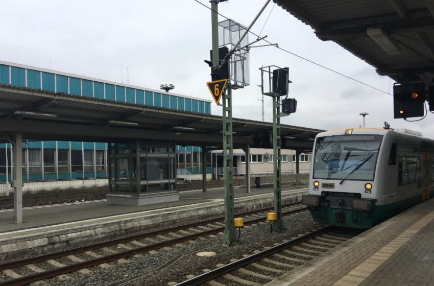 Oberer Bahnhof in Plauen. Foto: Archiv