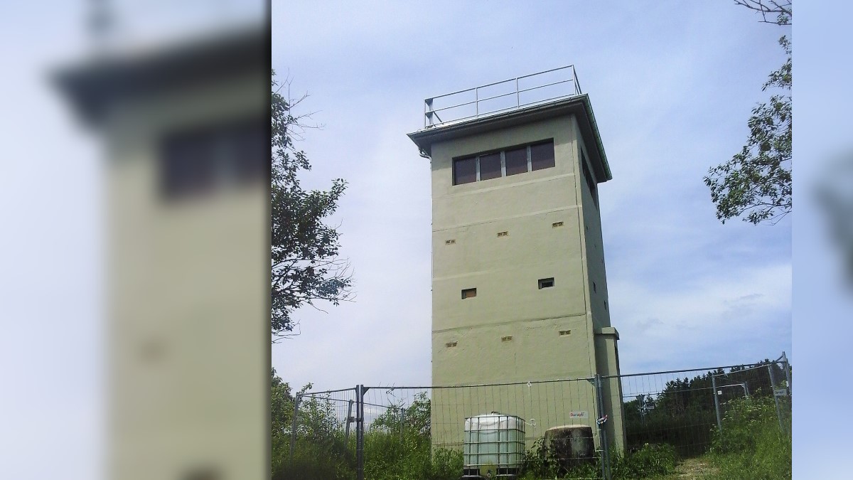 Sanierung am Grenzturm Heinersgrün fast abgeschlossen