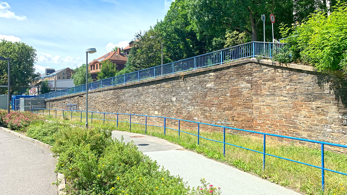 Abdeckung für Mühlgraben in Plauen wird neugebaut