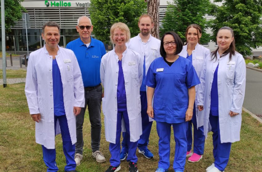 Ärzteteam der Klinik für Innere Medizin III. Foto: Helios Vogtland-Klinikum Plauen