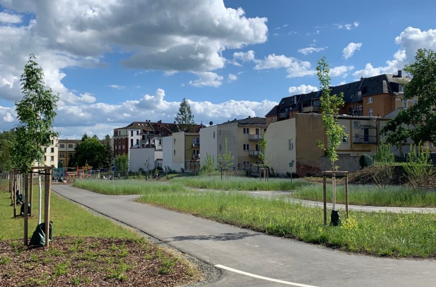 Aus alter Plauener Gardine wurde Freizeitquartier. Foto: Spitzenstadt.de