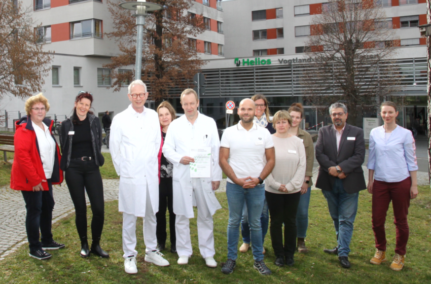 Darmkrebszentrum Vogtland am Helios Vogtland-Klinikum Plauen erhält höchste Auszeichnung. Foto: Helios Vogtland-Klinikum Plauen