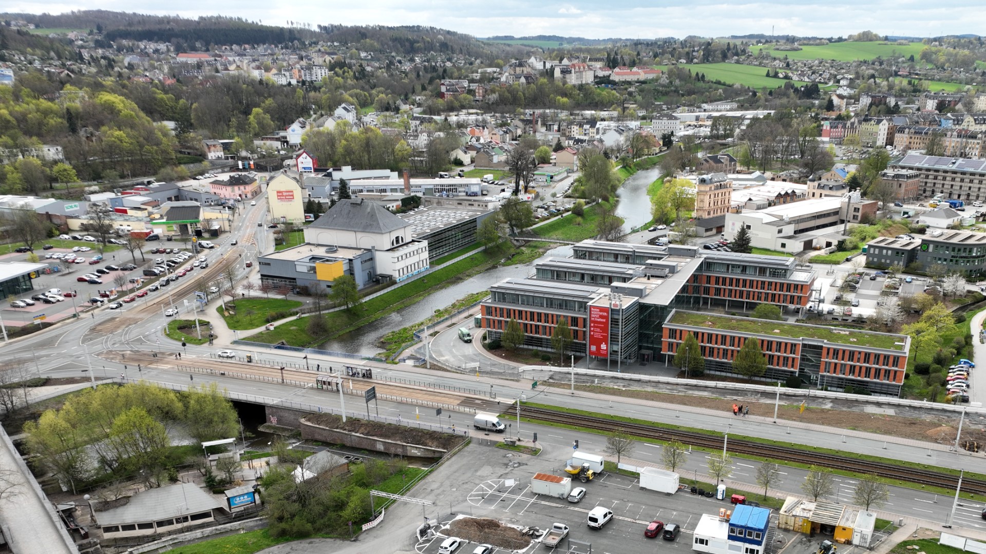 Neue Elsterbrücke in Plauen: Sanierung bis 2026 hat begonnen