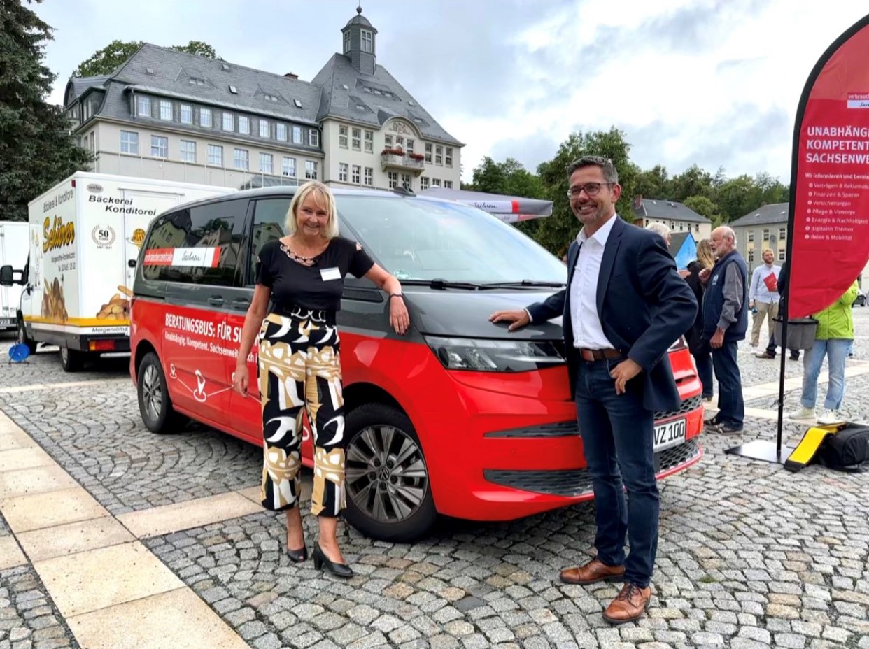 Beratungsbus bringt im Vogtland Verbraucherschutz in 16 Orte