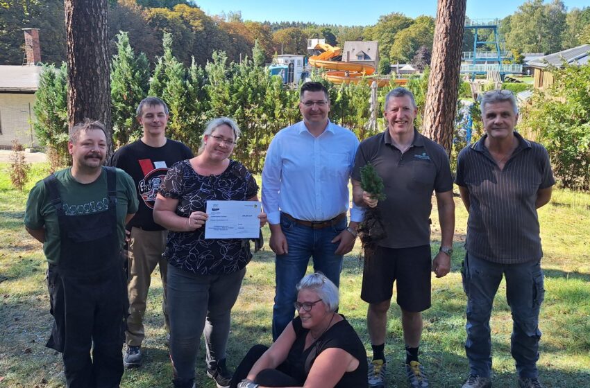 Freibad Plauen-Haselbrunn: Mehr Sichtschutz im FKK-Bereich. Foto: Verein