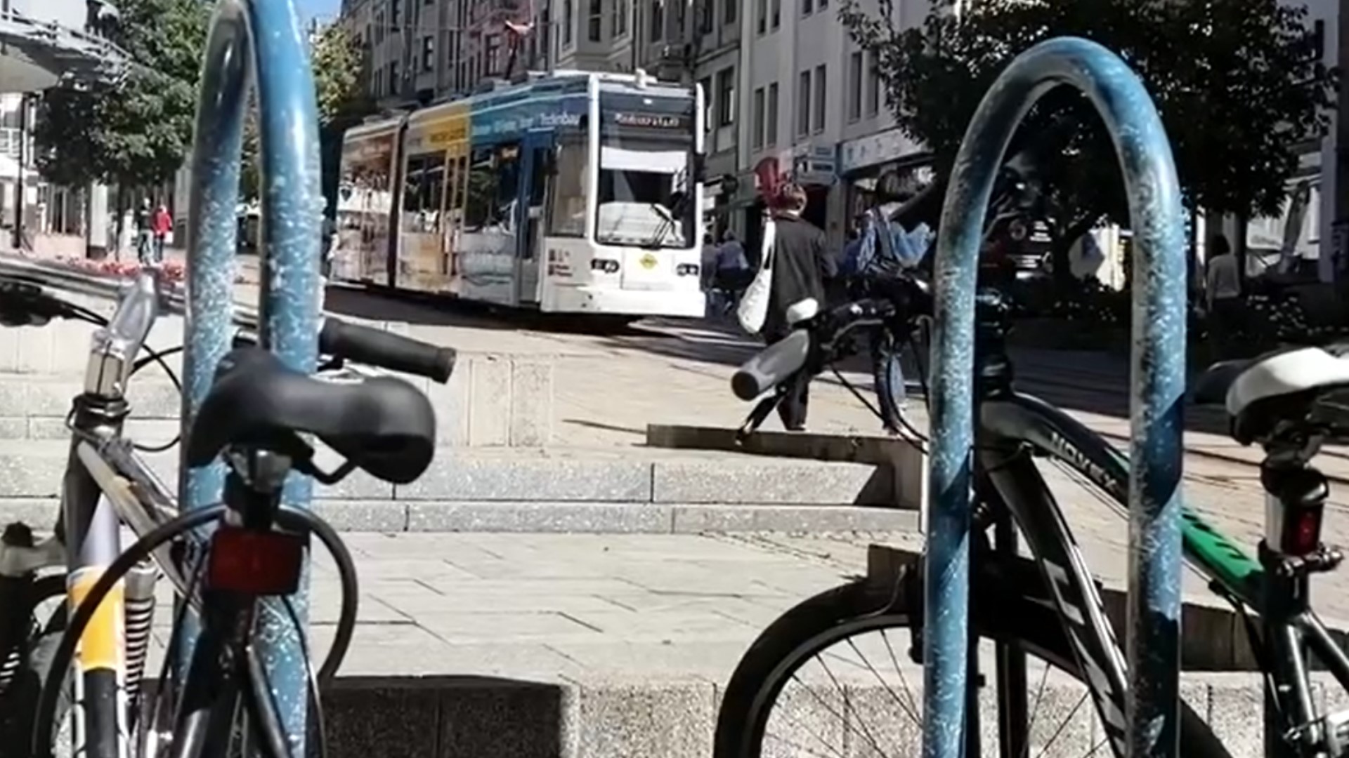 Rad-Raser im Plauener Stadtzentrum sorgen für Unfälle