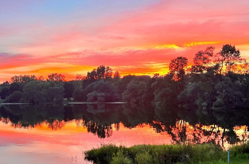 Vorsicht beim Baden in der Talsperre Pirk.