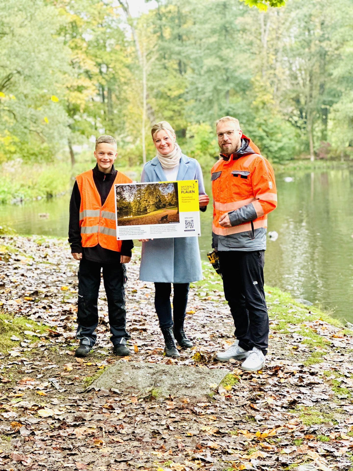 Lieblingsplatz-Tafeln in Plauen strahlen in neuem Glanz