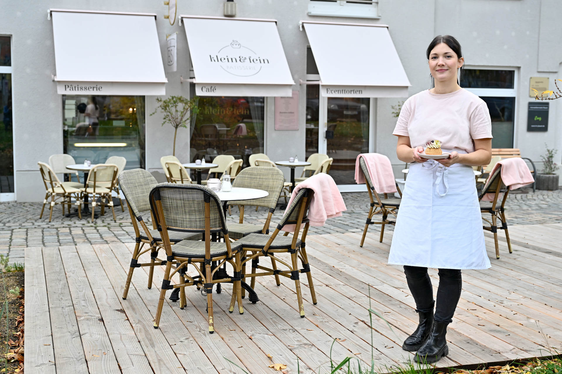 Förderprojekt finanziert in Plauen Außenterrasse