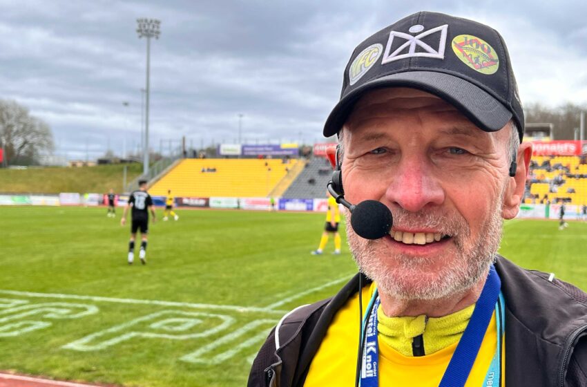 Gerd Schremmer ist in Plauen Stadionsprecher seit 30 Jahren. Foto: S. Höfer