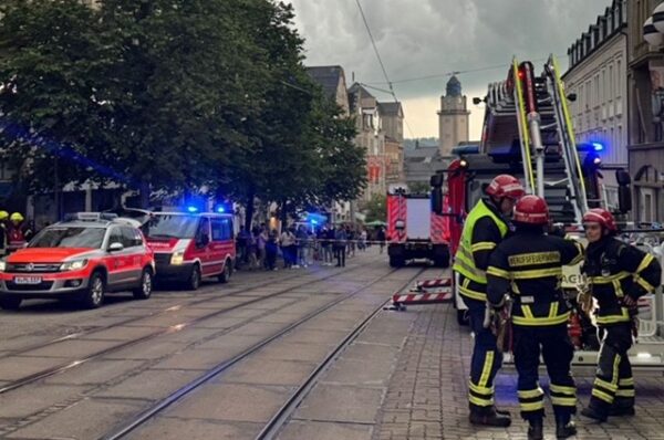Feuerwehreinsatz in Plauener Innenstadt