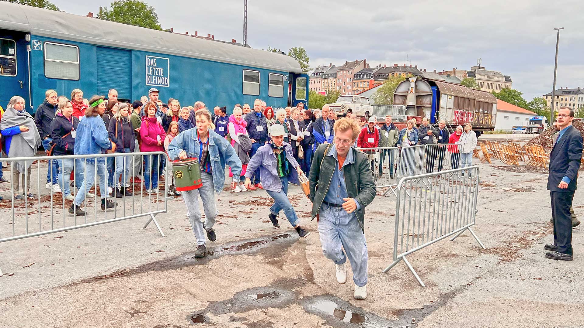 Eisenbahntheater „Das Letzte Kleinod“ in Plauen zu erleben