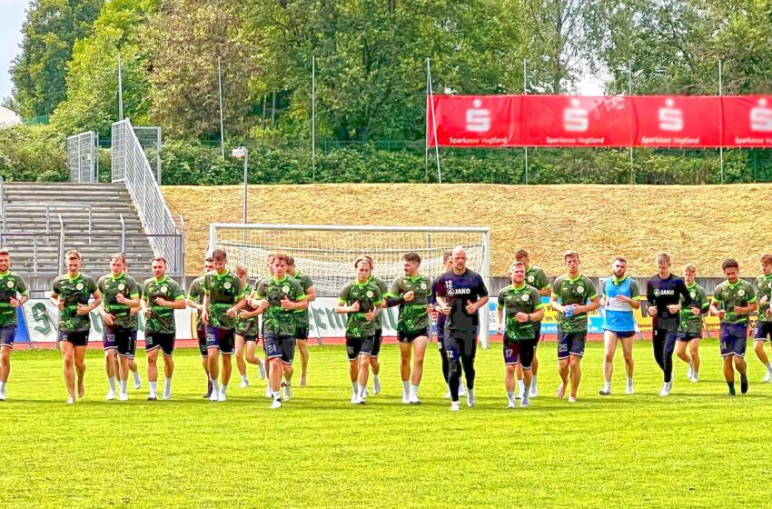 Auftakttraining beim VFC Plauen. Foto: S. Höfer