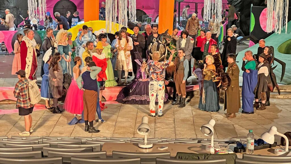 Generalprobe im Parktheater Plauen für das Musical „Snow White and Me“. Foto: S. Höfer