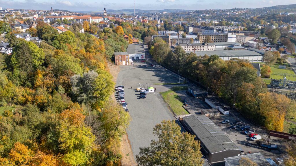 Neues Gewerbegebiet „Am Mühlgraben“ in Plauen frei. Foto: Landratsamt Vogtlandkreis