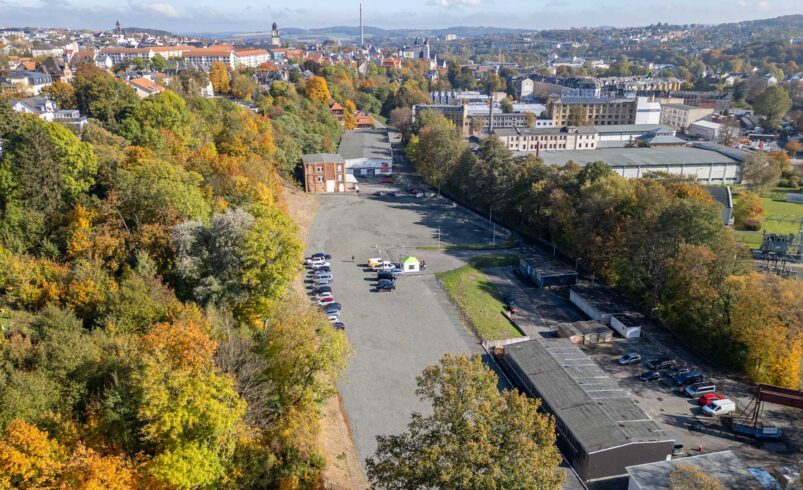 Neues Gewerbegebiet „Am Mühlgraben“ in Plauen frei. Foto: Landratsamt Vogtlandkreis