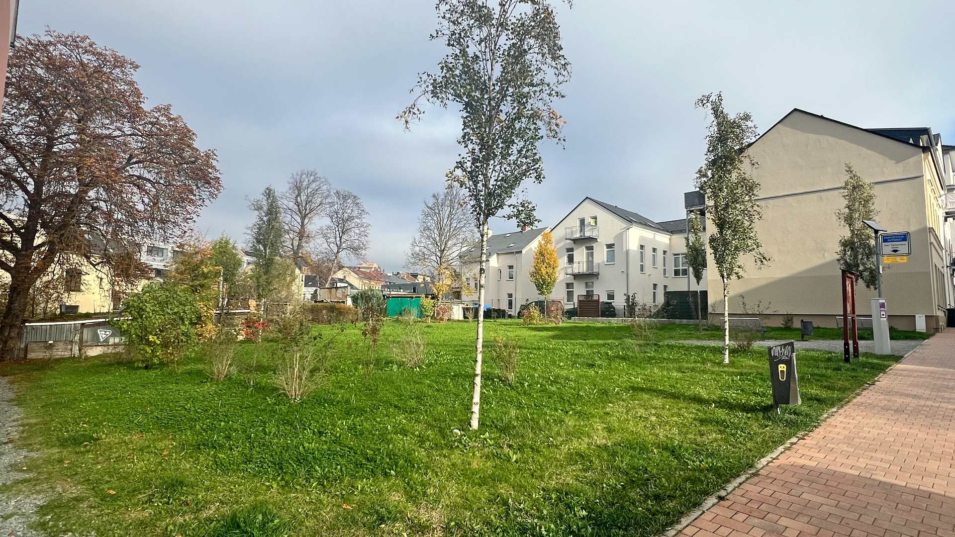 Auf dem Areal an der Bergstraße 5 in Plauen soll eine Calisthenics-Anlage entstehen. Foto: Sebastian Höfer