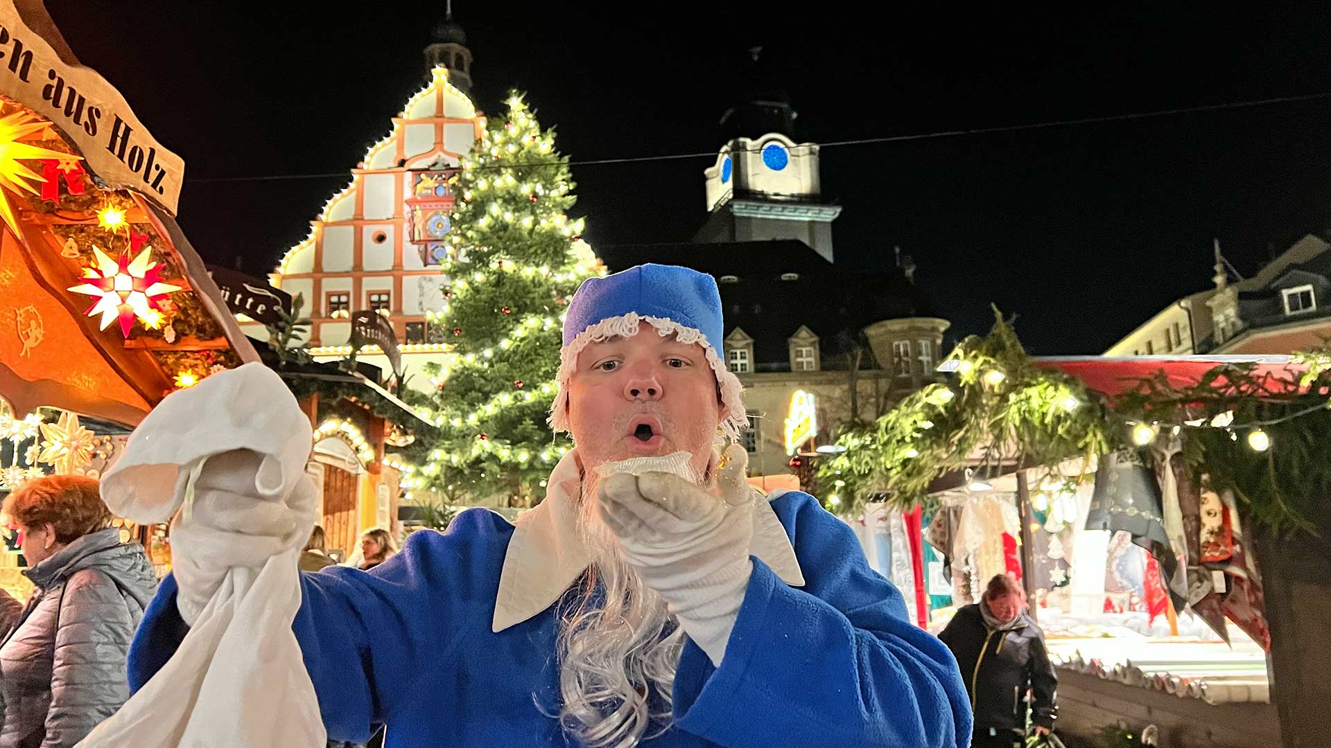 Marionettentheater und Abendgruß mit dem Sandmann. Foto: S. Höfer