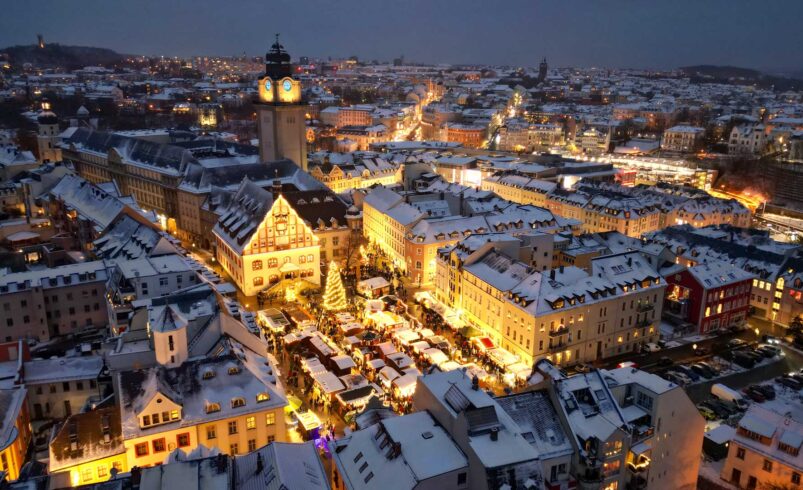 Das ist los auf dem Plauener Weihnachtsmarkt 2024. Foto: Stadt Plauen