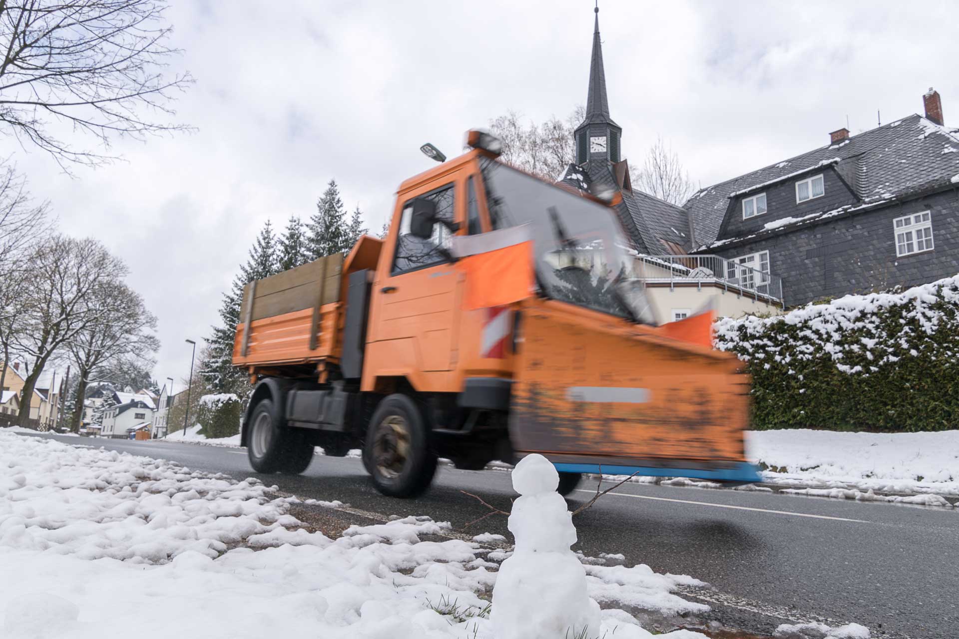 Straßenmeistereien im Vogtland rüsten sich für den Winter. Foto: Vogtlandkreis