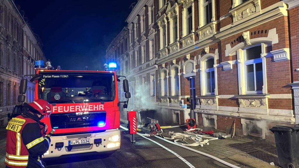 Schon wieder brennt ein Keller in Plauen. Foto: Stadt Plauen