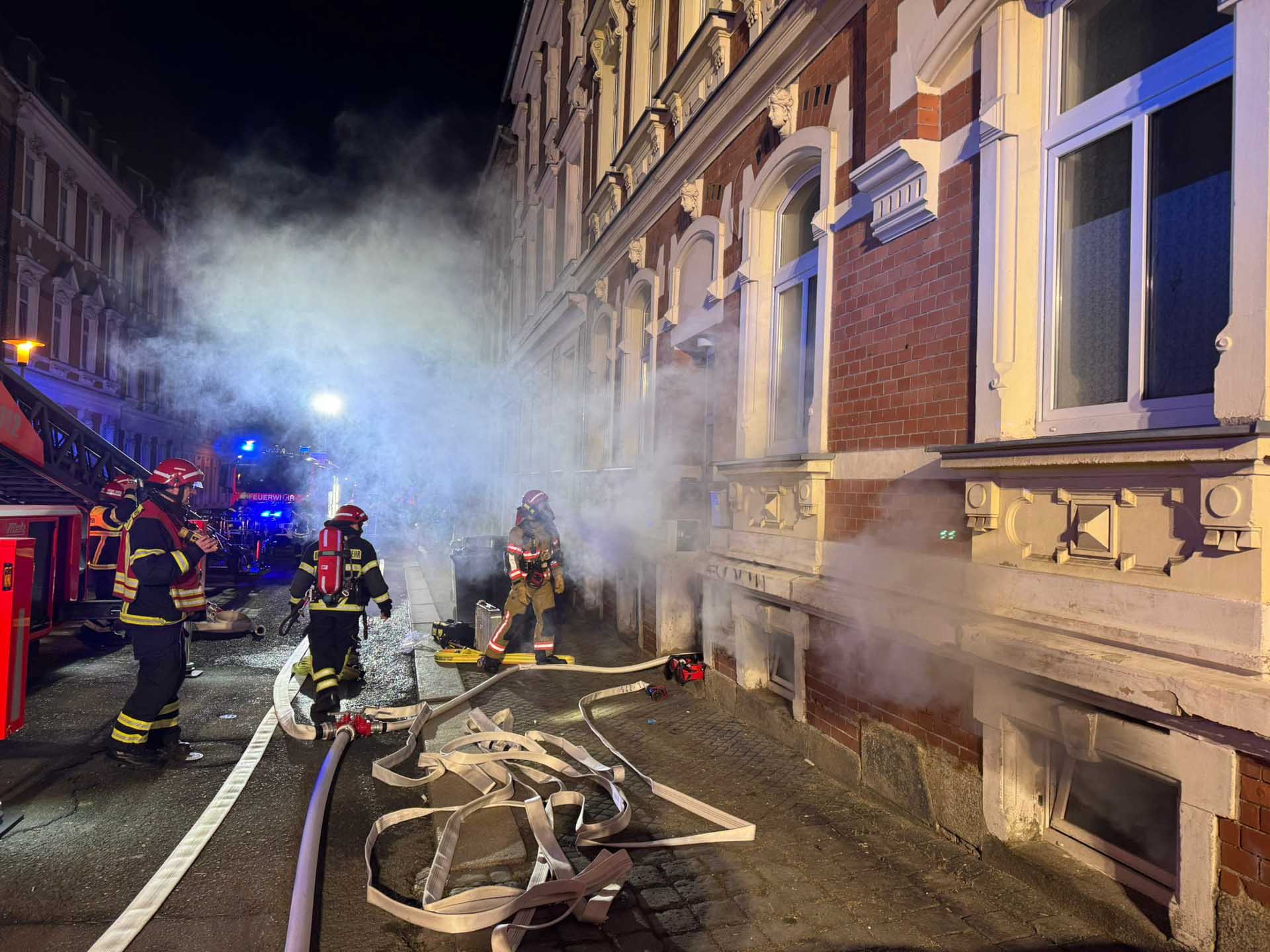 Schon wieder brennt ein Keller in Plauen. Foto: Stadt Plauen