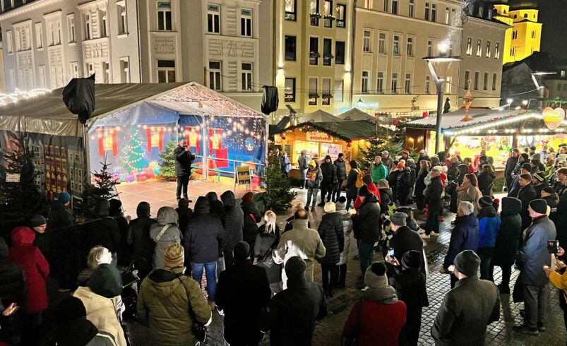 Plauen gedenkt den Opfern von Magdeburg. Foto: S. Höfer