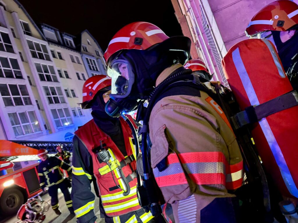 Erneuerter Kellerbrand in Plauen: Einsatz in Trockentalstraße. Foto: Stadt Plauen