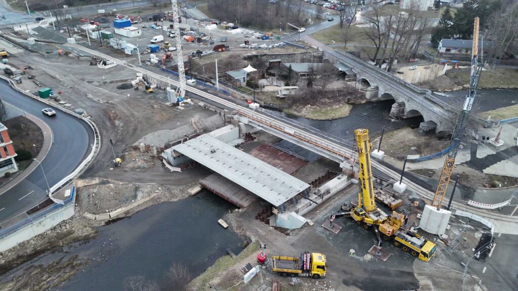 Die Großbaustelle aus der Luft. Foto: Stadt Plauen