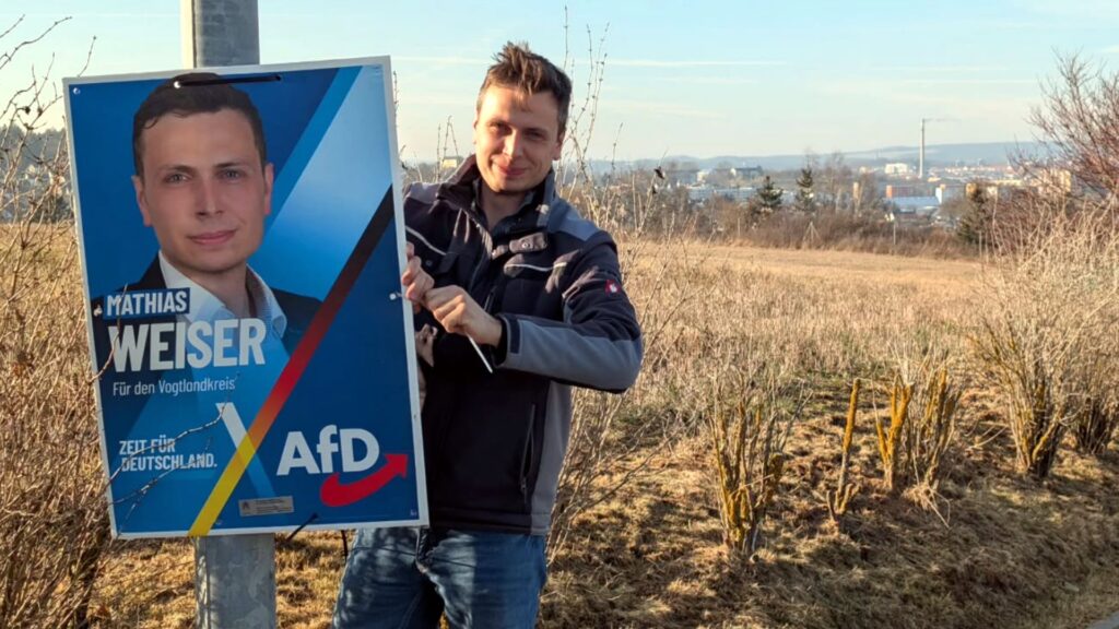 Mathias Weiser von der AfD Vogtland. Foto: Mathias Weiser/Instagram