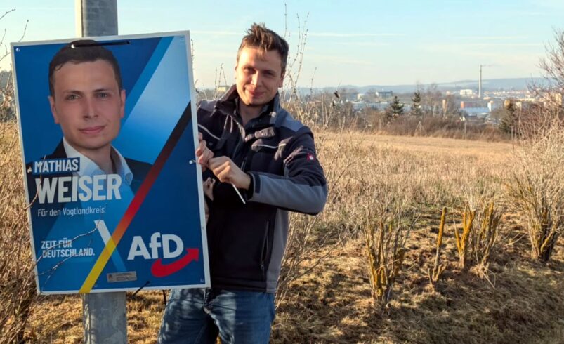 Mathias Weiser von der AfD Vogtland. Foto: Mathias Weiser/Instagram