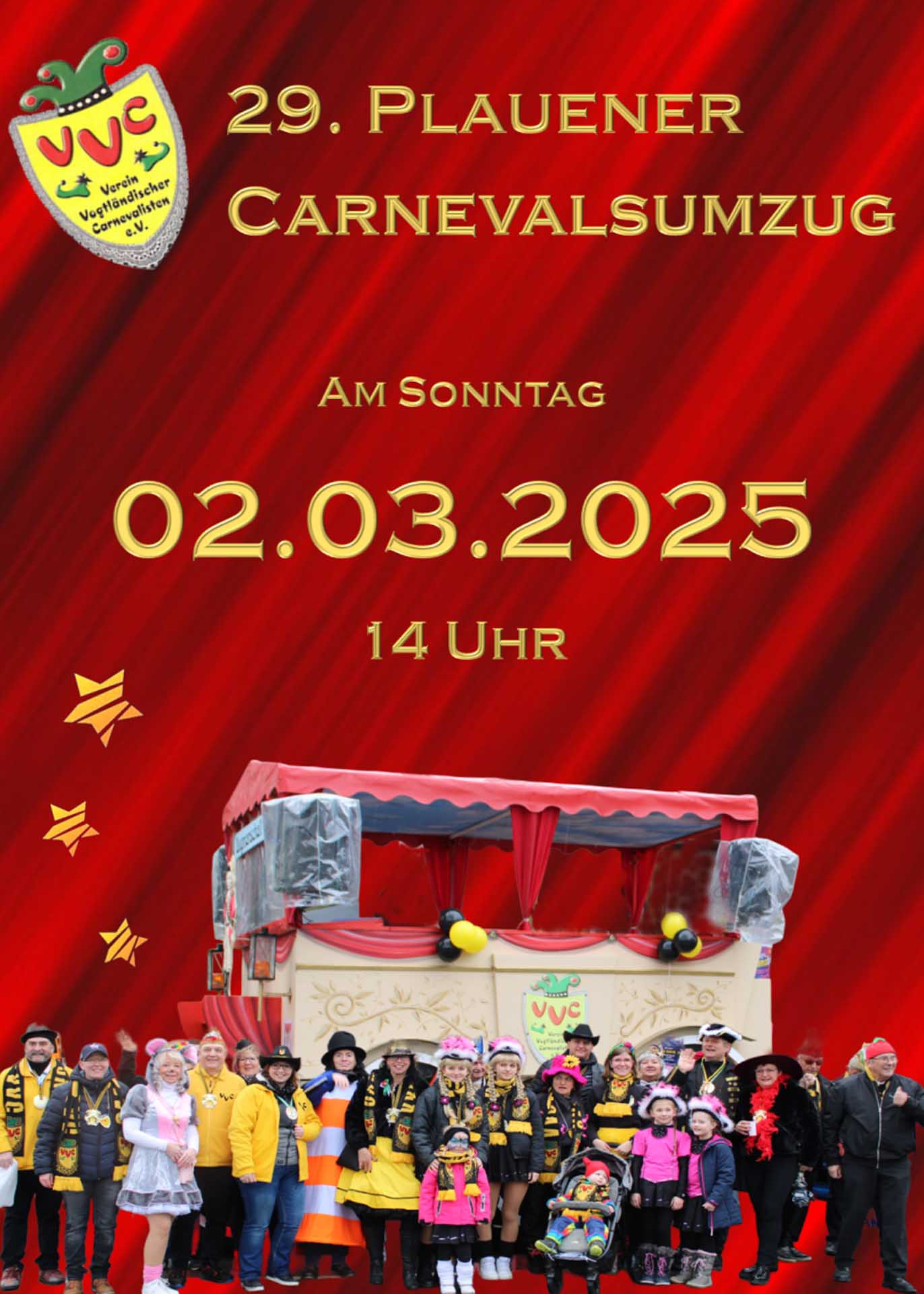 Plauener Carnevalsumzug 2025