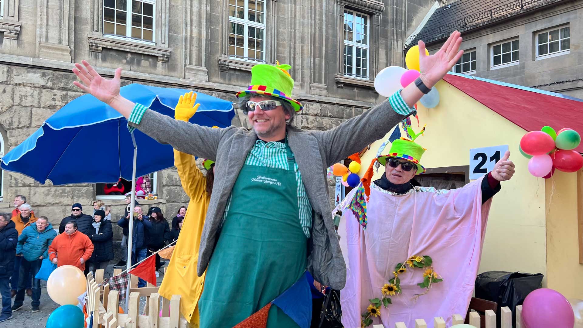 Die Highlights des 29. Plauener Carnevalumzuges