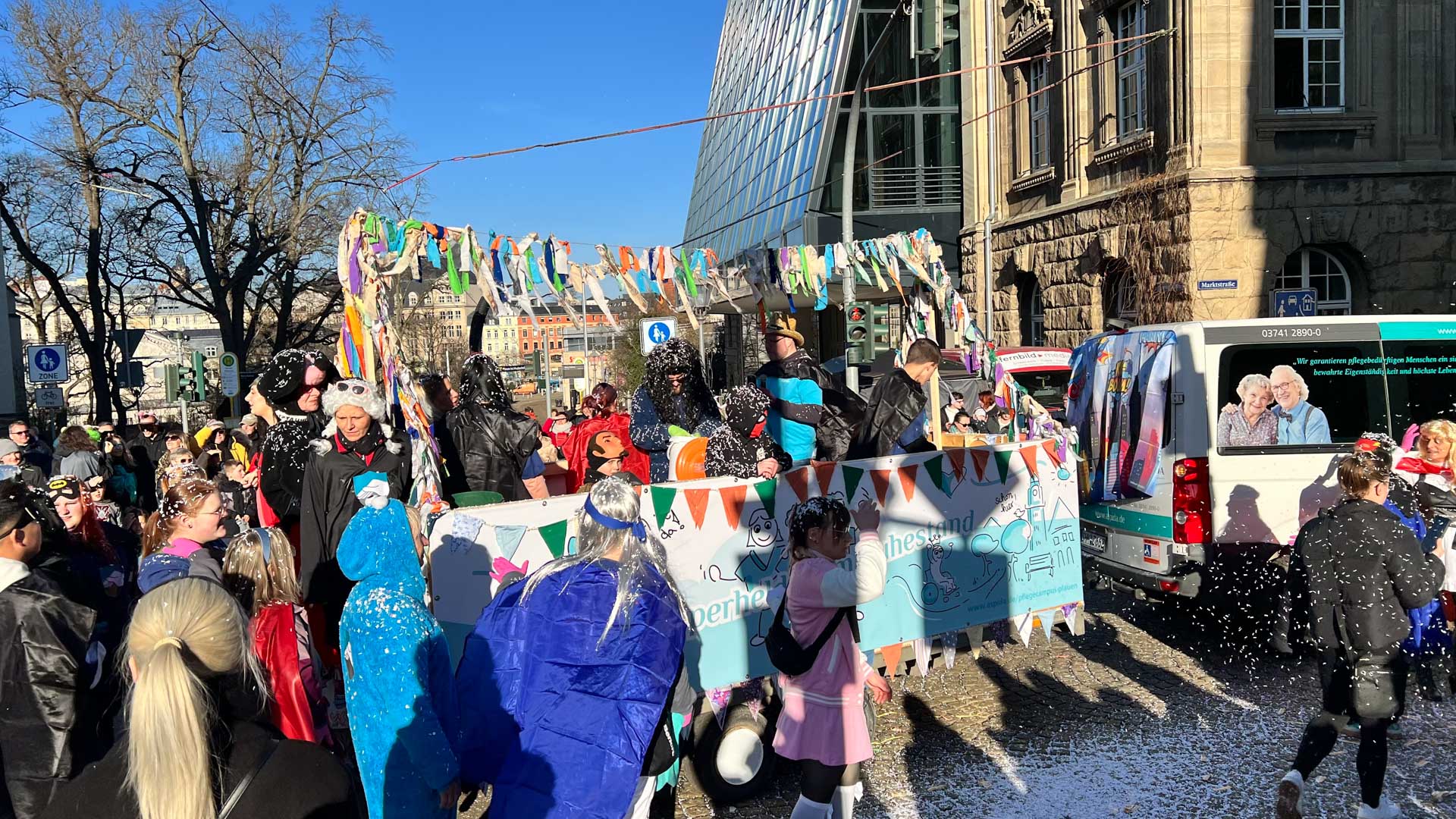 Die Highlights des 29. Plauener Carnevalumzuges